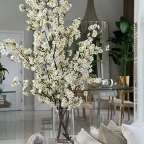 Flor Magnólia Decorativa - Planta Artificial Decorativa Premium