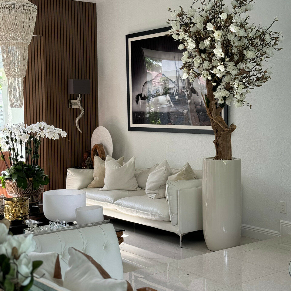 Flor Magnólia Decorativa Edição Especial 100 - Planta Artificial Decorativa Premium