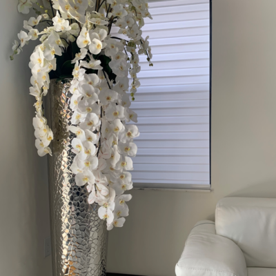 Cachepô Toscana Premium - Planta Artificial Decorativa Premium