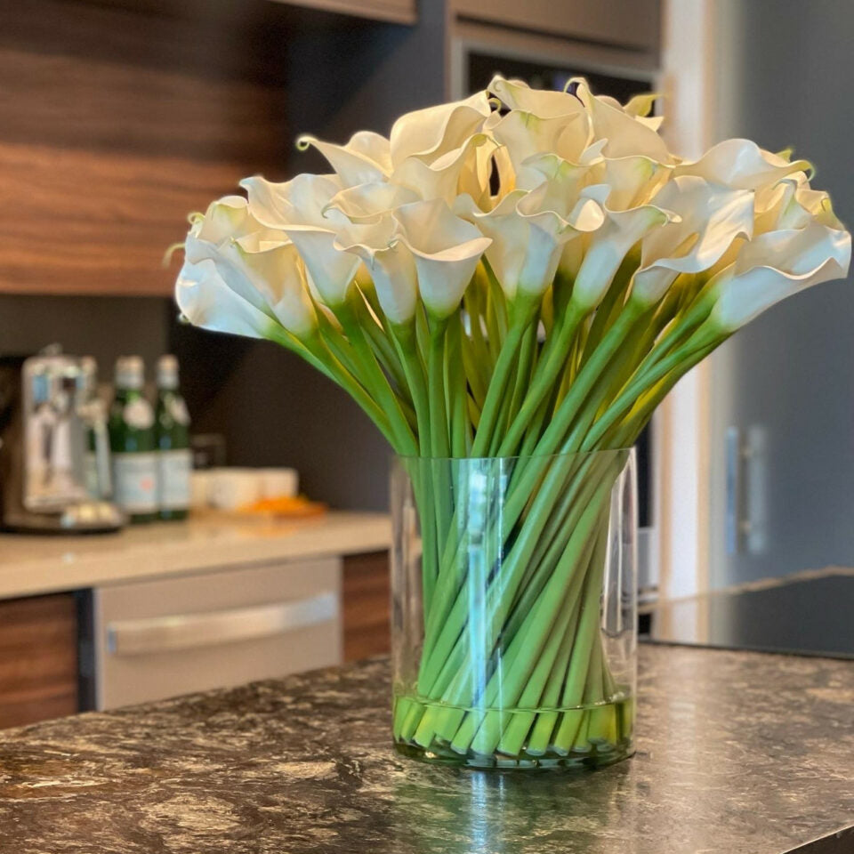 Flor Camélia Encantada - Planta Artificial Decorativa Premium