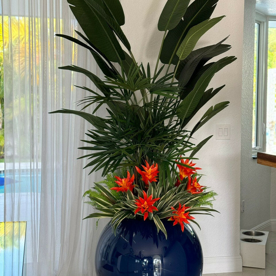 Cachepô Siena Supreme - Planta Artificial Decorativa Premium