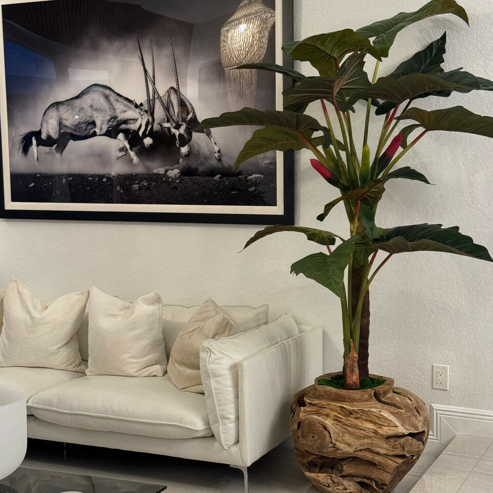 Planta Jiboia Urban Jungle - Planta Artificial Decorativa Premium